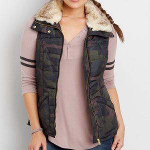 Camo Puffer Vest